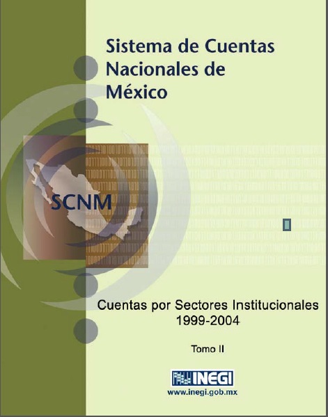 Portada de Sistema de cuentas nacionales de México